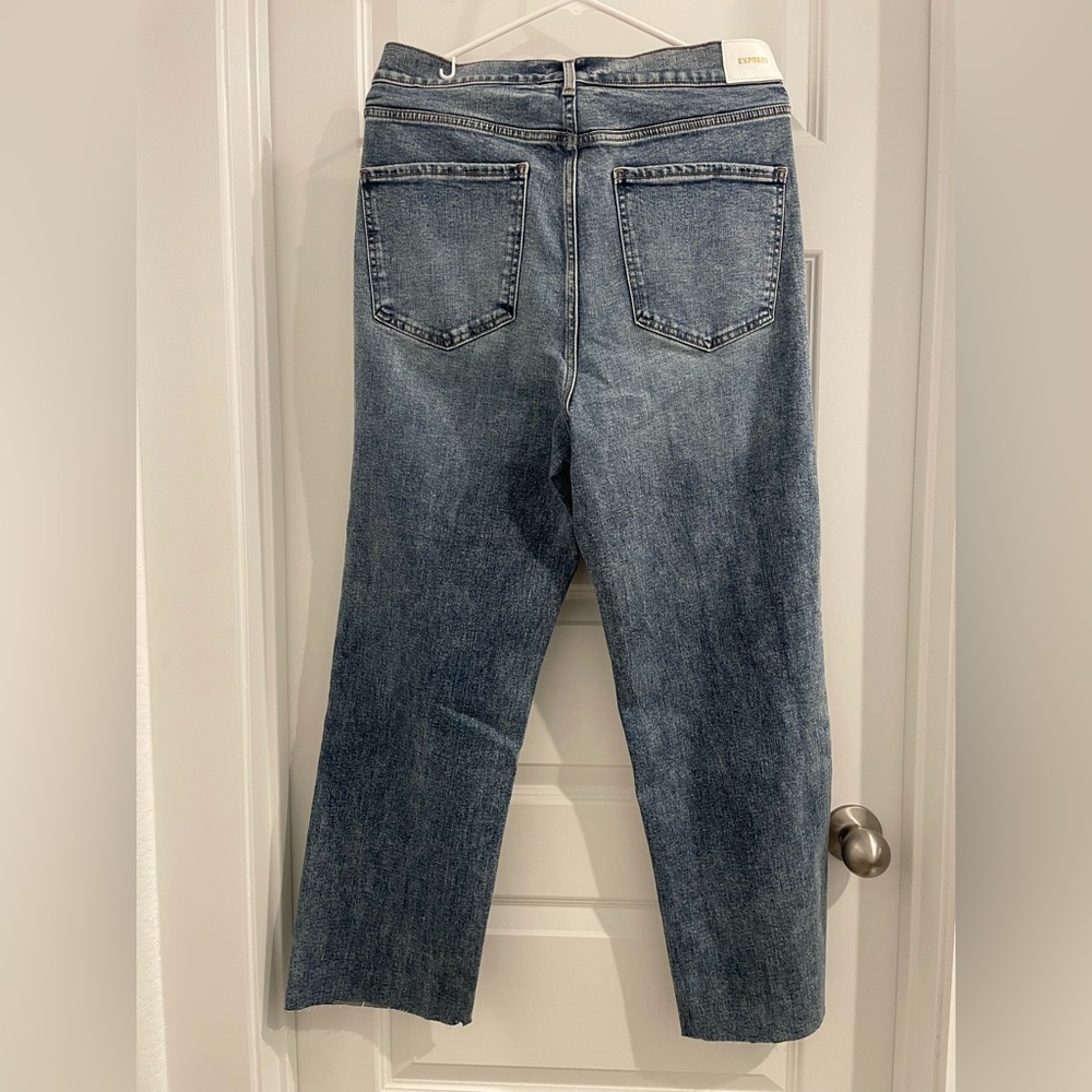 Classic Blue Modern Straight Super High Rise Jeans - Picture 2 of 4